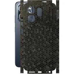 Защитная пленка StatusSKIN для Infinix Hot 50i X6531 Корпус Винил Соты черные