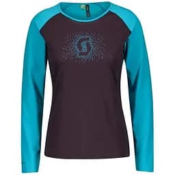 Велокофта Scott W Defined DRI GRPH Midnight-Turquoise S (1081-280959.6833.006)