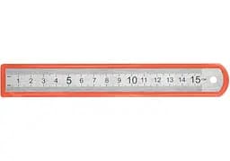 Линейка металлическая 15 см 0,3S, 1018-15 J.Otten (9555079097761)