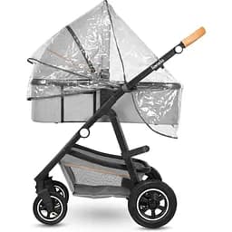 Коляска універсальна 3в1 Lionelo Amber Grey Stone, сіра (LO-AMBER GREY STONE (3in1)) - мініатюра 12