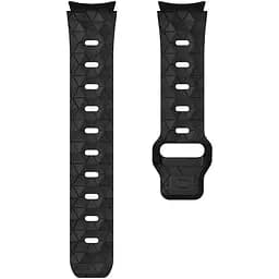 Ремінець силіконовий Samsung Galaxy Watch 4 5 6 7 BeWatch Чорний (0140309)