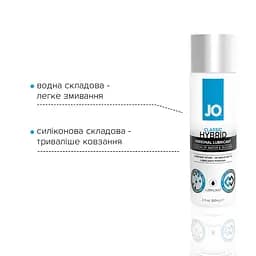 Густа змазка водно-силіконова System JO Classic Hybrid, 60 мл - мініатюра 3