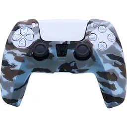 Чехол на геймпад Silicone Case для Sony DualSense Gray Camouflage [76432]