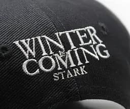 Кепка бейсболка Гра престолів Game of Thrones Будинок Старков чорна - мініатюра 3