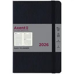 Щоденник Axent Partner Lines 2026 чорний 145 x 210 мм (8815-26-01-A)