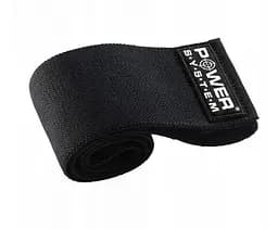 Тканинна гумка для фітнесу та спорту Power System PS-4091 Booty Band LVL 1 Black/Pink (d_64 см. 18-23 кг) (4091PI-0) - мініатюра 3