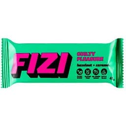 Батончик Fizi Guilty Pleasure Hazelnut + caramel у шоколадній глазурі 45 г