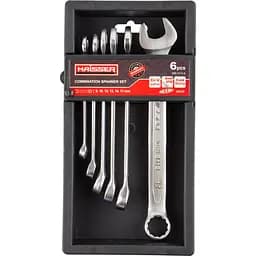 Набір ключів комбінованих Haisser CRV Cold Stamped 6 шт. (97380)