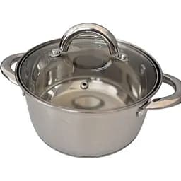 Каструля Vinnarc нержавіюча з кришкою 6.1 л (5461-VN  satin)