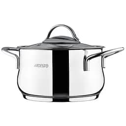 Каструля Ardesto Black Mars зі скляною кришкою 1.8 л (AR0718S) - мініатюра 2