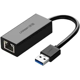 Переходник Ugreen USB 3.0 Type-A Ethernet RJ45 1000Mb CR111 Черный