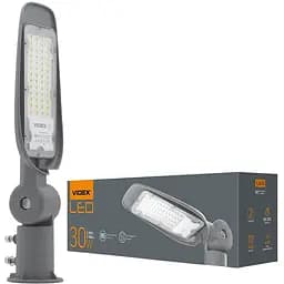 Фонарь уличный Videx LED 30W 5000K поворотный серый (VL-SLe14-305)