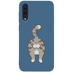 Чохол-накладка Toto Matt TPU 2 mm Print Case Samsung Galaxy A30s/A50/A50s #62 Catzad Navy Blue