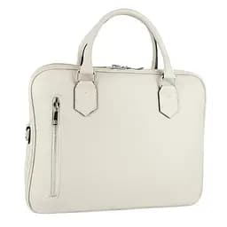 Шкіряна жіноча сумка для ноутбука Virginia Conti 03889 бежева