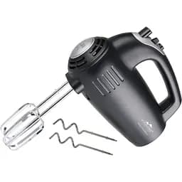 Ручний міксер Monte MT-2006 для дому 5 швидкостей 2 насадки Чорний 700 Вт