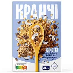 Кранчи Premia с кокосовыми чипсами и шоколадом 375 г