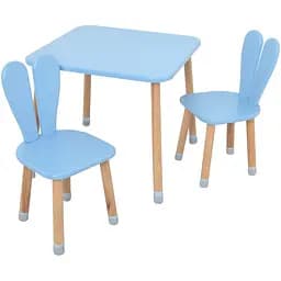 Детский столик с двумя стульями Bambi 04-025BLAKYTN-2 синий