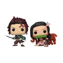 Фігурка Funko Pop Клинок, що розсікає демонів Танджиро і Незуко Demon Slayer 2 Pack 10 см Exclusive DS TN E 2P - мініатюра 2