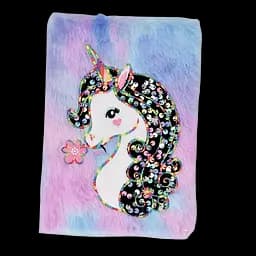Блокнот пухнастий Unicorn, А5, 80 аркушів, 70 г/м² (В асортименті)
