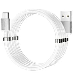 USB Cable Hoco U91 Magic Magnetic Type-C White 1m