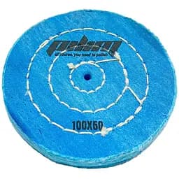 Круг полировальный Pilim муслиновый Sprut 100 мм x 50 слоев синий