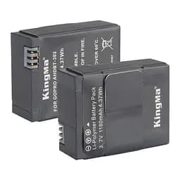 2-Pack KingMa GoPro AHDBT-201 комплект з 2 акумуляторів