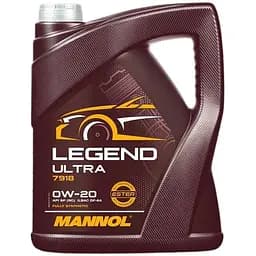 Масло моторное Mannol Legend Ultra 0W-20 SP RC 5 л (179687)