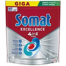 Таблетки для посудомоечных машин Somat Excellence 60 шт. (9000101808087)
