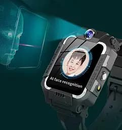 Розумний смарт годинник для дітей Lemfo D65 з поворотним корпусом 360°, подвійною камерою, GPS геолокацією та прослуховуванням Фіолетовий - мініатюра 7