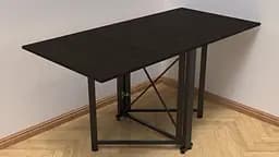 Стіл-книга трансформер Оріон 2 Ferrum-decor 750x1520x730 Чорний метал ДСП Венге Магія 16 мм (FRD-105428) - мініатюра 7