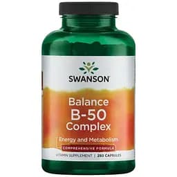 Комплекс витаминов Swanson Balance B-50 Complex 250 капсул