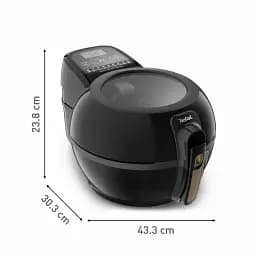 Аерогриль Tefal ActiFry & Grill Genius 1500 Вт чорно-золотий (FZ775810) - мініатюра 3
