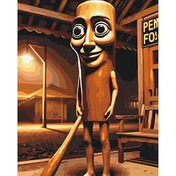 Картина за номерами на підрамнику Brushme TUNG TUNG TUNG SAHUR