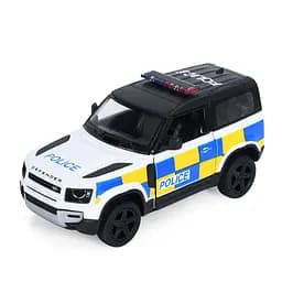 Машинка инерционная Джип Land Rover Defender 90 Kinsmart KT5428WP открываются двери, 1:36