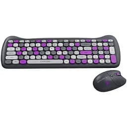 Комплект Canyon HSET-W6 Kitty Edition Wireless UA Violet (CNS-HSETW6VT) - мініатюра 3