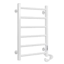 Электрический полотенцесушитель Laris Зебра Альфа ЧФ6 400x600 Э правый R3 77700068, Белый, Правое, Электронный