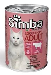 Консерва для котів Simba з яловичиною 415 гр