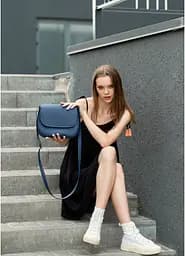 Сумка кросбоді Sambag Rose BZN синій 20 х 24 х 7 см (94000015) - мініатюра 2