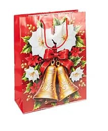 Пакет подарочный "Новый Год" 2578-1 вертикальный 18*21,5*8 см, ручка-шнурок (6900077488999) Вид 1