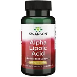 Альфа-ліпоєва кислота Swanson Alpha Lipoic Acid 100 мг 120 капсул (100-76-7937499-20)