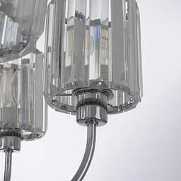 Люстра стельова Brille E14 40W CH (BL-971C/5) - мініатюра 5