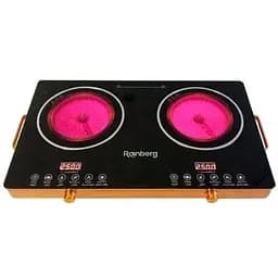 Плита настільна інфрачервона двоконфоркова First FA-5096-7 кухонна електро склокераміка