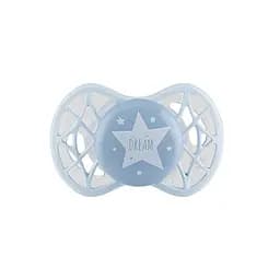 Пустушка Nuvita 7065 Air55 Cool симетрична 0m+ зірка блакитна NV7065BS - мініатюра 2