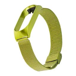 Ремінець Міланська Петля Mi Band 5/6 Green Tee