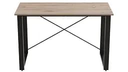Письмовий стіл Ferrum-decor Драйв 750x1400x700 Чорний метал ДСП Дуб Сан-Марино 16 мм (FRD-103193) - мініатюра 4