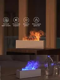 Зволожувач повітря портативний H3 Nordic Style Flame аромадифузор електричний ефект полум'я ПОДАРУНОК + 2 Арома олії Kinscoter 24.9х6.6х7.7 см hoz0012415 - мініатюра 7