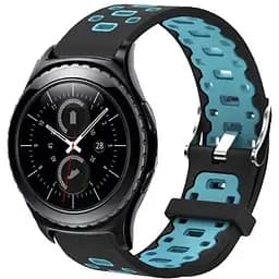 Спортивный ремешок Primo Perfor Classic для часов Samsung Gear S2 Classic SM-R372/R735 Black Blue