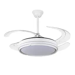 Люстра вентилятор стельова LED Levistella 7943070 (48) WH, 80W, діаметр 1200 мм, білий, сучасний стиль