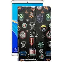 Чехол StatusCASE из экокожи для планшета Huawei MediaPad M6 8.4 Битлз