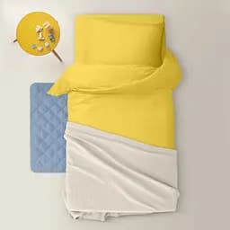 Комплект постільної білизни Cosas Summer Підлітковий жовтий (Ranfors99_Summer_El90-Summer_155) - мініатюра 2